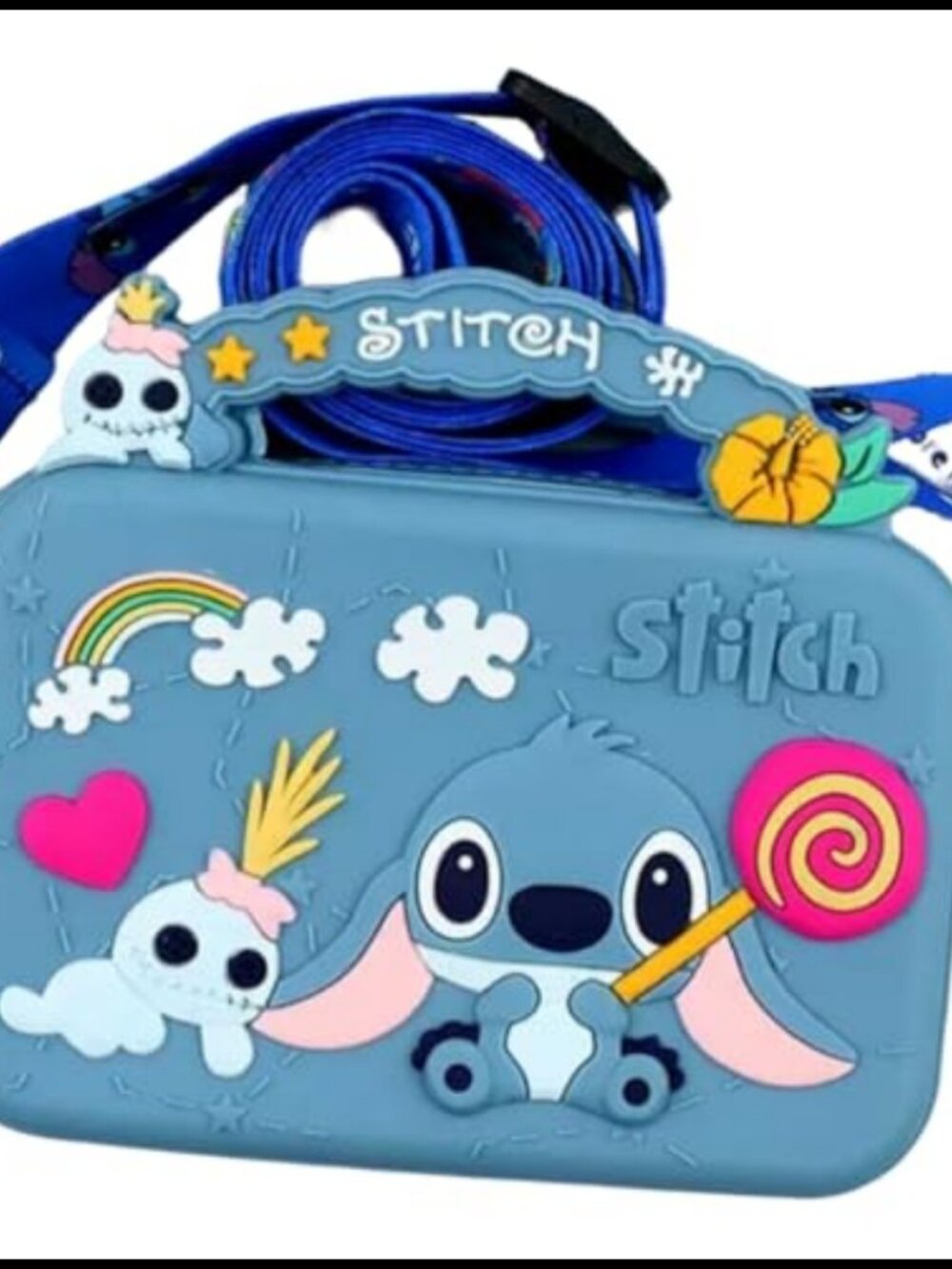 Silicone Crossbody Bag Adjustable Strap Zipper Coin Pouch for Girls
